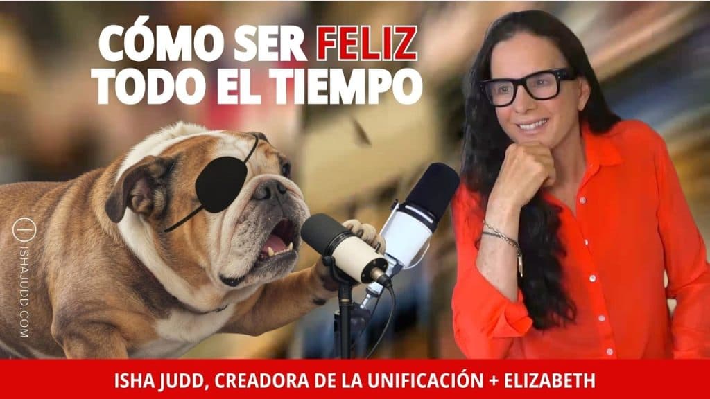 Descubre con Isha Judd y su bulldog Elizabeth por qué vivimos atrapados en la mente. Aprende a soltar el estrés, gestionar emociones y volver al momento presente con sabiduría animal.