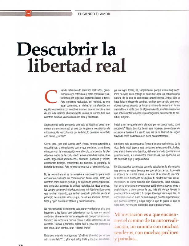 Descubrir la libertad real