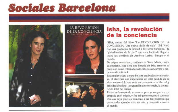Lazo, Barcelona Isha: la revolucion de la conciencia Noviembre 2005