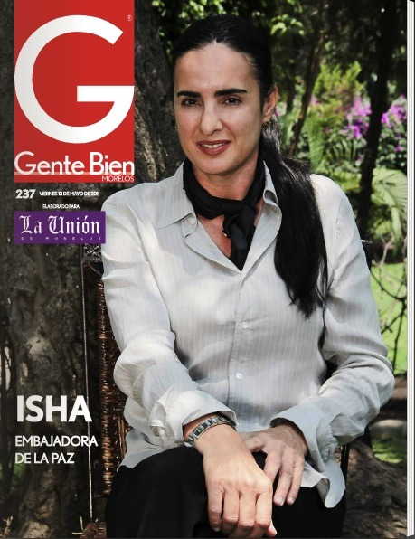 Isha nombrada ciudadana del mundo. Junio 2011