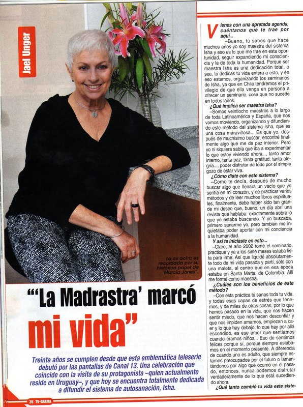Jael Unger habla sobre el Sistema Isha. Mayo 2011
