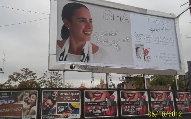 Mendoza se prepara para recibir a Isha Hola! Los invito a todos a tomarse este mes de conciencia, donde llevaremos a cabo diferentes actividades que te ayudaran y apoyaran en este proceso de regreso a