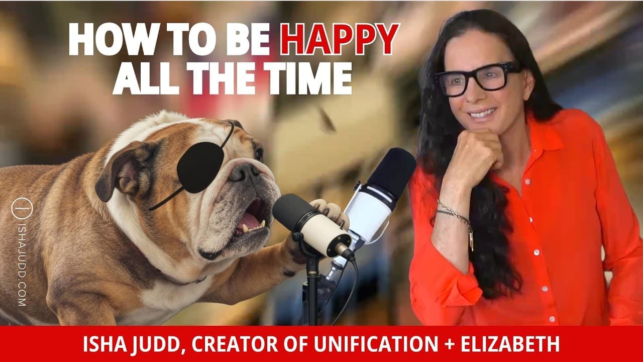 Discover with Isha Judd and her bulldog Elizabeth why we live trapped in the mind. Learn to release stress, manage emotions, and return to the present moment with animal wisdom.
