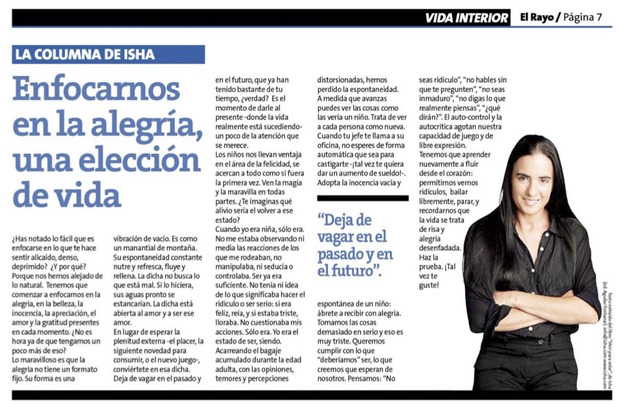 Enfocarnos en la alegría, una elección de vida