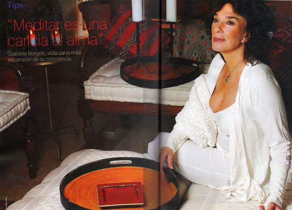 Revista Caras Argentina – Publica a Graciela Borgues hablando de su experiencia con el Sistema Isha