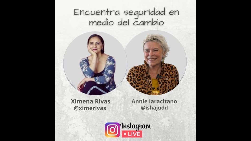 Encuentra seguridad en medio del cambio. Annie, Durga con Ximena Rivas en Instagram.