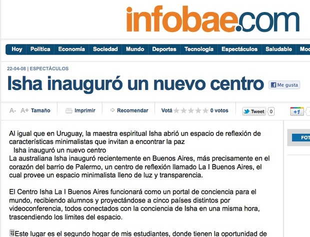 Infobae, Argentina