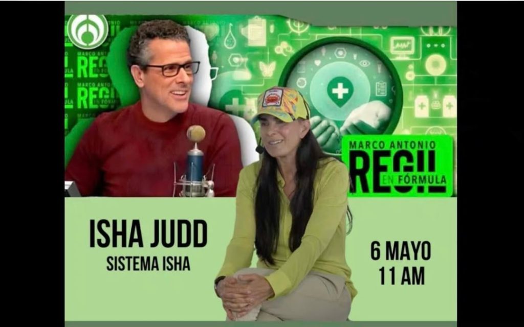 Isha Judd con Marco Antonio Regil Mayo 2025